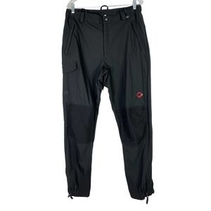 Mammut Size 27 Schoeller Dryskin Extreme Soft Shell Outdoor Ski Pants-Black